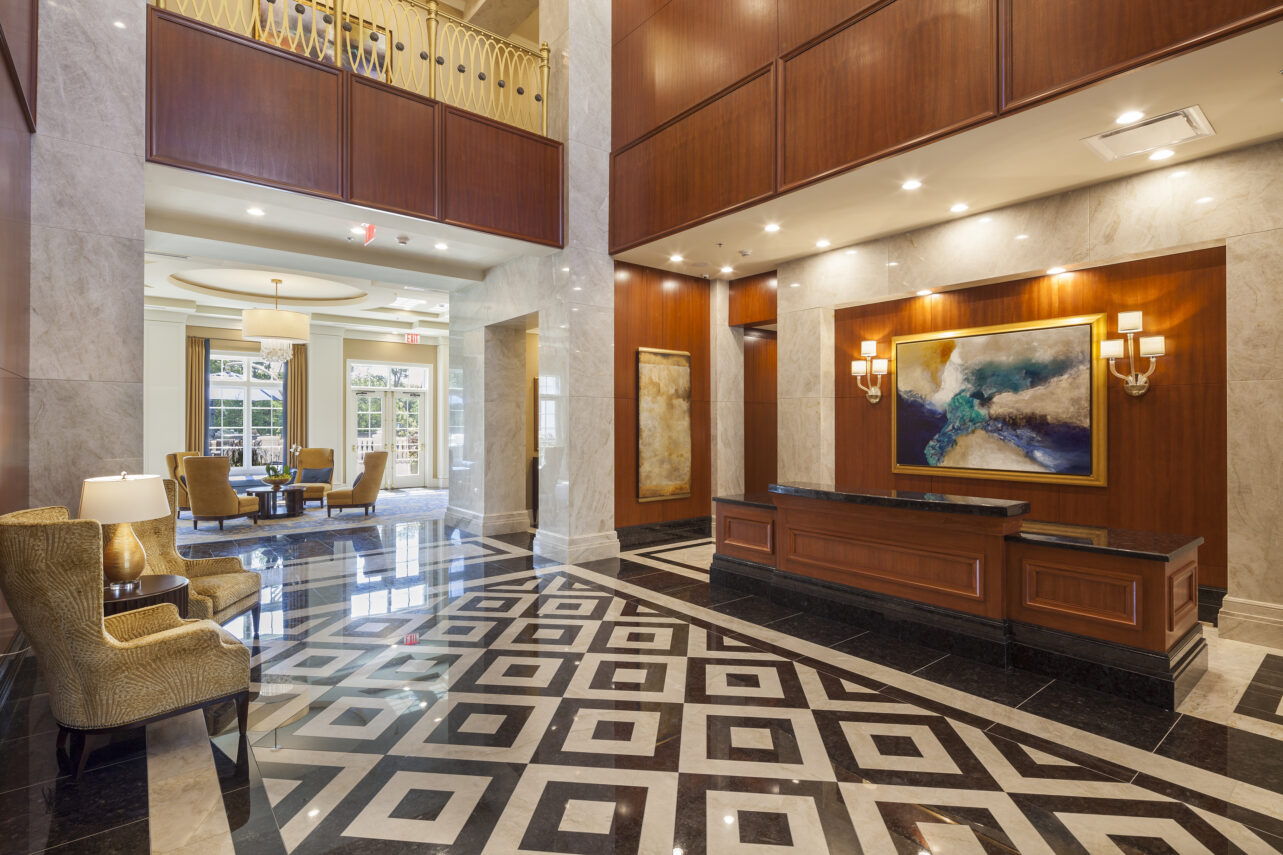 Lobby at The Ritz-Carlton North Hills